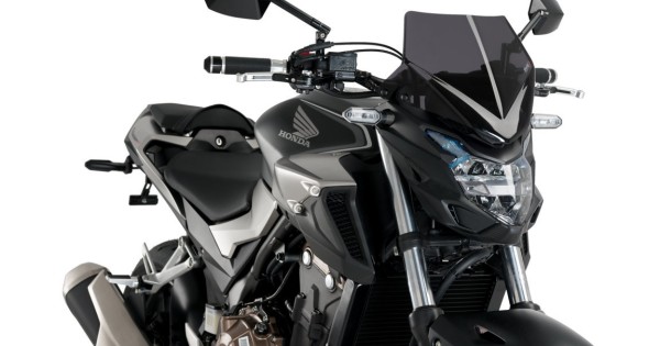Ζελατίνα Puig Naked New Generation Sport Honda CB F σκούρο φιμέ MotoRAID