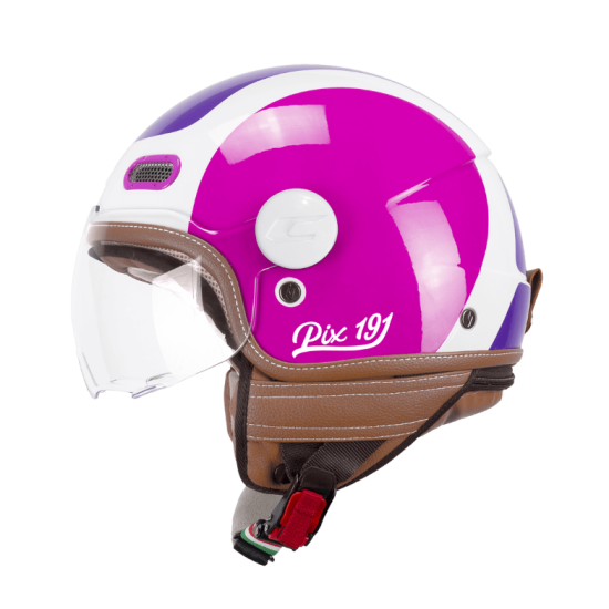 Κράνος jet CGM 191 Pix Sprint μωβ ( κοντη ζελατινα)