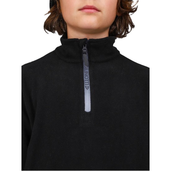 Παιδική Fleece μπλούζα Brunotti Tenny μαύρη (2ου επιπέδου)