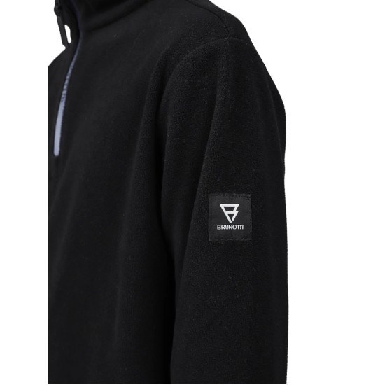 Παιδική Fleece μπλούζα Brunotti Tenny μαύρη (2ου επιπέδου)
