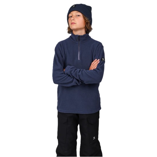 Παιδική Fleece μπλούζα Brunotti Tenny μπλε Παιδική Fleece μπλούζα Brunotti Tenny μπλε