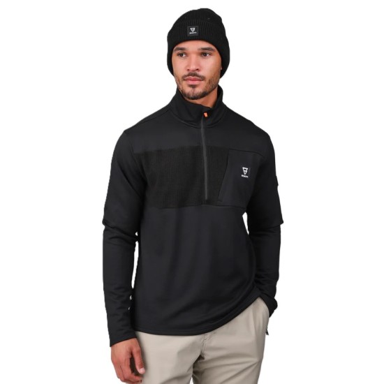 Ισοθερμική μπλούζα fleece Brunotti Mattish μαύρη (2ου επιπέδου)