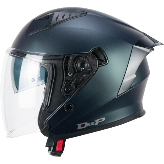 Κράνος Jet CGM 127A Deep πετρόλ σατινέ