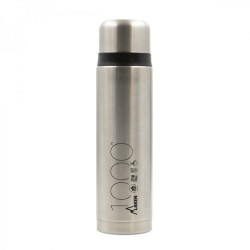 Μπουκάλι Θερμός ανοξείδωτο POLO Laken ασημί 1000 ml.