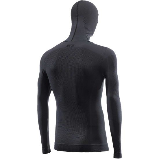 Ισοθερμική μπλούζα 4 εποχών με balaclava SIX2 TS2 DB (1ου επιπέδου) σκούρο γκρι Ισοθερμική μπλούζα 4 εποχών με balaclava SIX2 TS2 DB (1ου επιπέδου) σκούρο γκρι