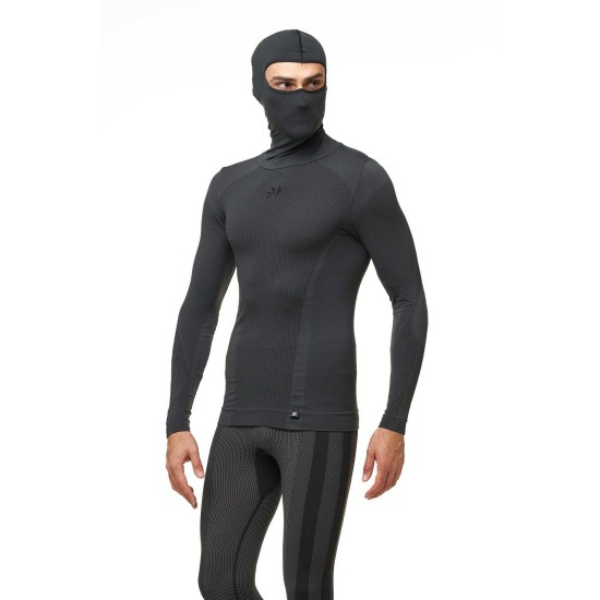 Ισοθερμική μπλούζα 4 εποχών με balaclava SIX2 TS2 DB (1ου επιπέδου) σκούρο γκρι Ισοθερμική μπλούζα 4 εποχών με balaclava SIX2 TS2 DB (1ου επιπέδου) σκούρο γκρι