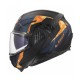 Κράνος LS2 Advant II FF910 GLIDE Μαυρο-Πορτοκαλι Ματ