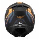 Κράνος LS2 Advant II FF910 GLIDE Μαυρο-Πορτοκαλι Ματ