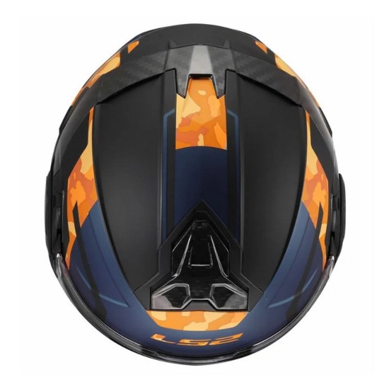 Κράνος LS2 Advant II FF910 GLIDE Μαυρο-Πορτοκαλι Ματ