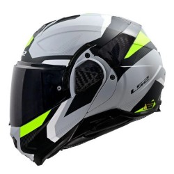 Κράνος LS2 Advant II FF910 TRIPLE  Ανοιχτο Γκρι-Fluo Κιτρινο Ματ