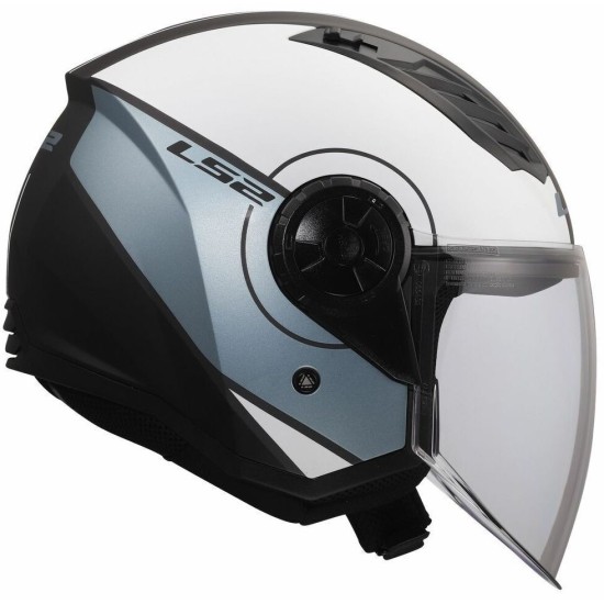 Κράνος LS2 Airflow II OF616 Cover γκρι-μπλε ματ Κράνος LS2 Airflow II OF616 Cover γκρι-μπλε ματ