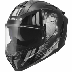 Full Face Κράνος LS2 Challenger II FF327 Nitro μαύρο γκρι γυαλιστερό