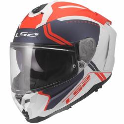 Full Face Κράνος LS2 Challenger II FF327 Titan λευκό-μπλε-κόκκινο ματ
