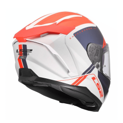 Full Face Κράνος LS2 Challenger II FF327 Titan λευκό μπλε κόκκινο ματ