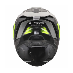 Full Face Κράνος LS2 Challenger II FF327 Viper γκρι fluo κίτρινο γυαλιστερό
