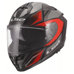 Full Face Κράνος LS2 Challenger II FF327 Viper γκρι κόκκινο γυαλιστερό