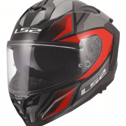 Full Face Κράνος LS2 Challenger II FF327 Viper γκρι κόκκινο γυαλιστερό