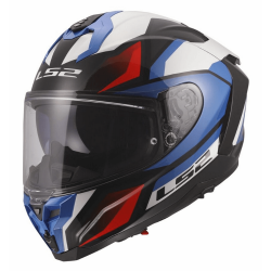 Full Face Κράνος LS2 Challenger II FF327 Viper λευκό μπλε κόκκινο γυαλιστερό