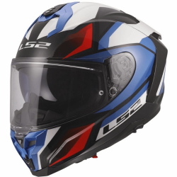 Full Face Κράνος LS2 Challenger II FF327 Viper λευκό μπλε κόκκινο γυαλιστερό
