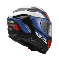 Full Face Κράνος LS2 Challenger II FF327 Viper λευκό μπλε κόκκινο γυαλιστερό