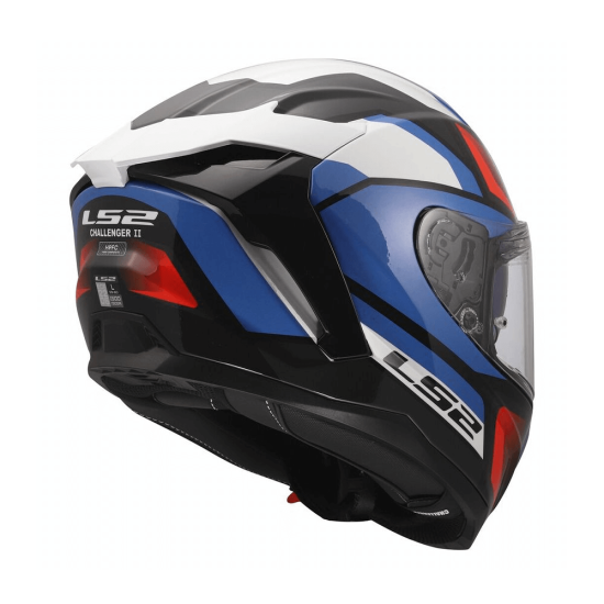 Full Face Κράνος LS2 Challenger II FF327 Viper λευκό μπλε κόκκινο γυαλιστερό