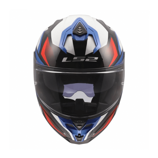 Full Face Κράνος LS2 Challenger II FF327 Viper λευκό μπλε κόκκινο γυαλιστερό