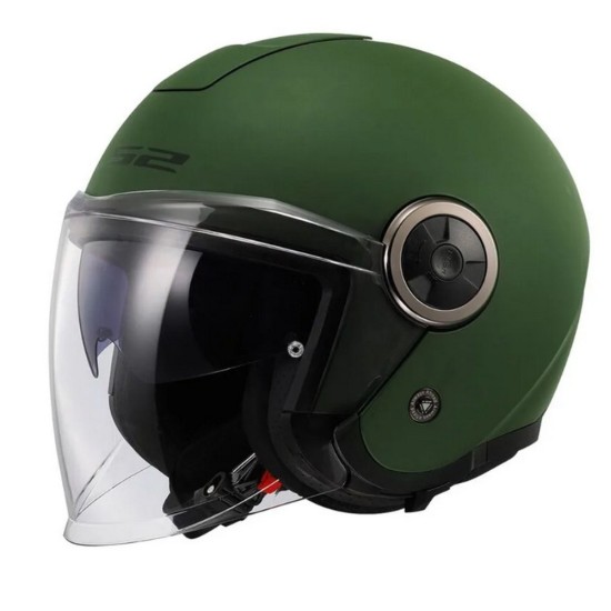 Κράνος Jet LS2 Classy OF620 πράσινο ματ