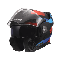 Κράνος LS2 Advant X FF901 Nova μαύρο κόκκινο μπλε ματ