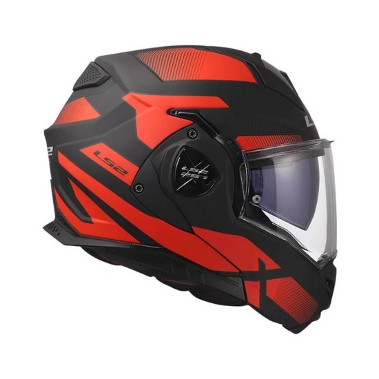 Κράνος LS2 Advant X FF901 Nova μαύρο κόκκινο ματ