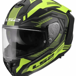 Full Face Κράνος LS2 Challenger II FF327 Dravix fluo κίτρινο ματ