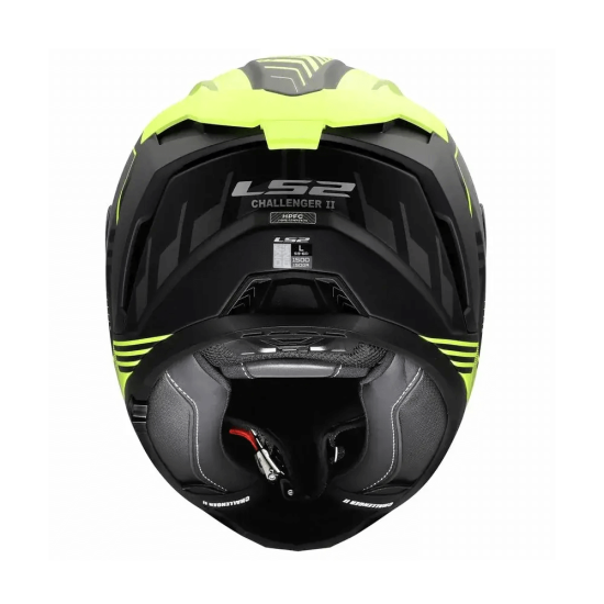 Full Face Κράνος LS2 Challenger II FF327 Dravix fluo κίτρινο ματ