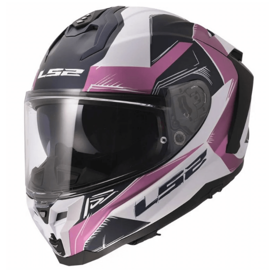 Full Face Κράνος LS2 Challenger II FF327 Flaman ροζ ματ