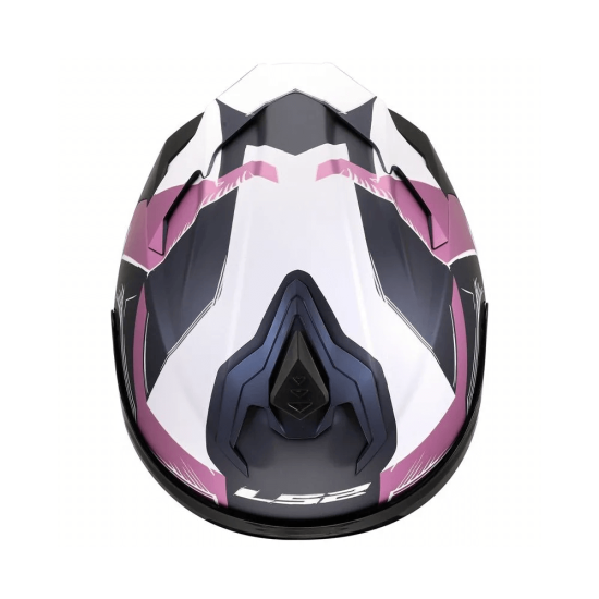 Full Face Κράνος LS2 Challenger II FF327 Flaman ροζ ματ