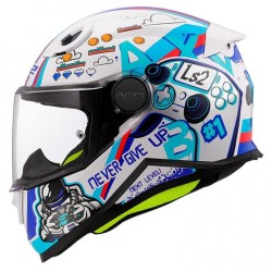 Κράνος παιδικό LS2 KID FF812 Next Level λευκό γυαλιστερό