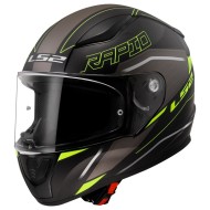 Κράνος LS2 Rapid II FF353 Rokku neon κίτρινο-μαύρο ματ