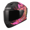 Full Face Κράνος LS2 Rapid ΙΙI FF820 Poppies II μαύρο-ρόζ ματ