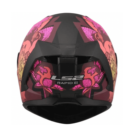 Full Face Κράνος LS2 Rapid ΙΙI FF820 Poppies II μαύρο-ρόζ ματ Full Face Κράνος LS2 Rapid ΙΙI FF820 Poppies II μαύρο-ρόζ ματ