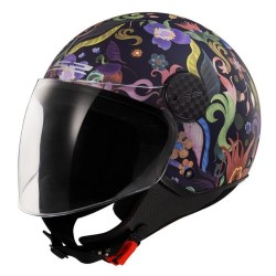 Κράνος LS2 Sphere Lux II OF558 Bloom Μπλε-Ροζ Ματ