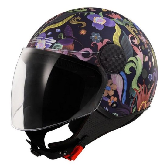 Κράνος LS2 Sphere Lux II OF558 Bloom Μπλε-Ροζ Ματ