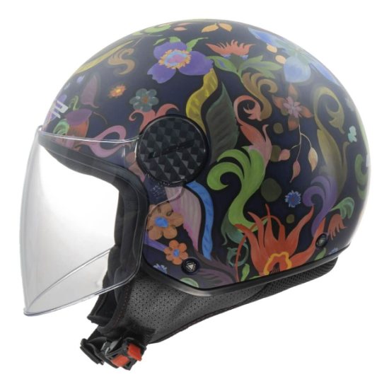 Κράνος LS2 Sphere Lux II OF558 Bloom Μπλε-Ροζ Ματ