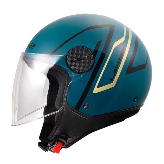 Κράνος LS2 Sphere Lux II OF558 Minim Μπλε-Πετρολ Γυαλιστερο