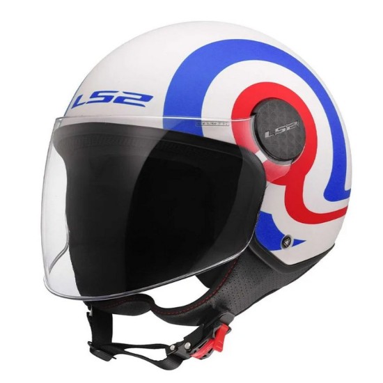Κράνος LS2 Sphere Lux II OF558 Urby Λευκο-Μπλε-Κοκκινο Ματ