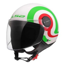 Κράνος LS2 Sphere Lux II OF558 Urby Λευκο-Πρασινο-Κοκκινο Ματ