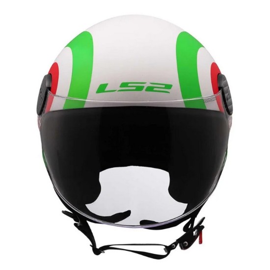 Κράνος LS2 Sphere Lux II OF558 Urby Λευκο-Πρασινο-Κοκκινο Ματ