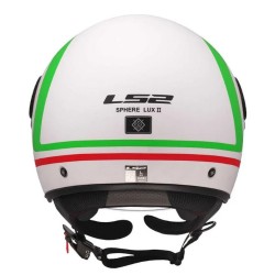 Κράνος LS2 Sphere Lux II OF558 Urby Λευκο-Πρασινο-Κοκκινο Ματ