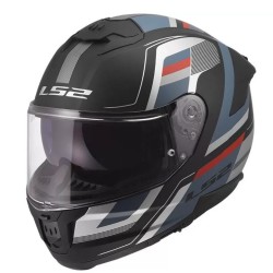 Full Face Κράνος LS2 Stream ΙΙ FF808 Vintage Μαυρο-Πετρολ Ματ