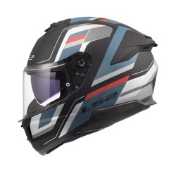 Full Face Κράνος LS2 Stream ΙΙ FF808 Vintage Μαυρο-Πετρολ Ματ