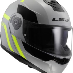 Κράνος LS2 Strobe II FF908 Autox γκρί fluo κίτρινο