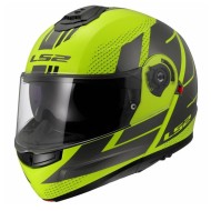 Κράνος LS2 Strobe II FF908 Code fluo κίτρινο-γκρι γυαλιστερό