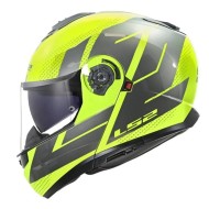 Κράνος LS2 Strobe II FF908 Code fluo κίτρινο-γκρι γυαλιστερό